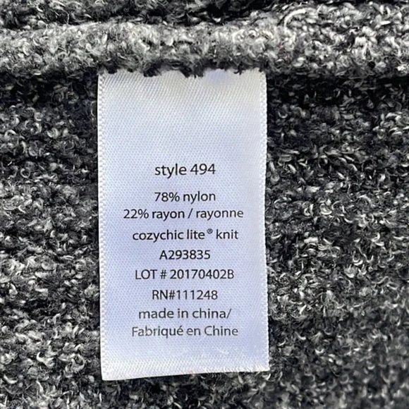 Barefoot Dreams Cozychic Lite Open Cardigan Sweater size medium - Picture 7 of 7